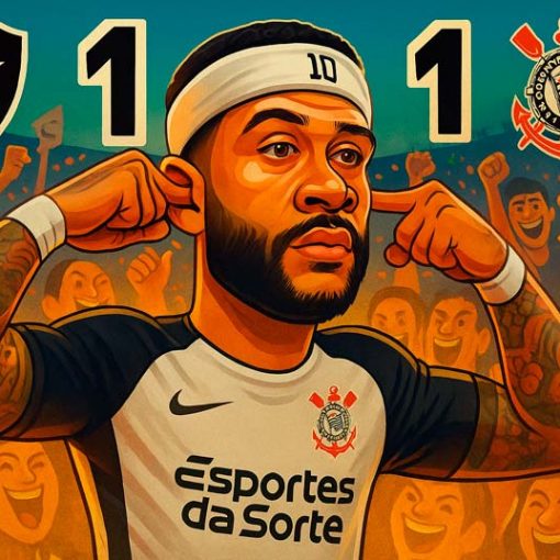 Botafogo 1 x 1 Corinthians: Empate como visitante e com time alternativo