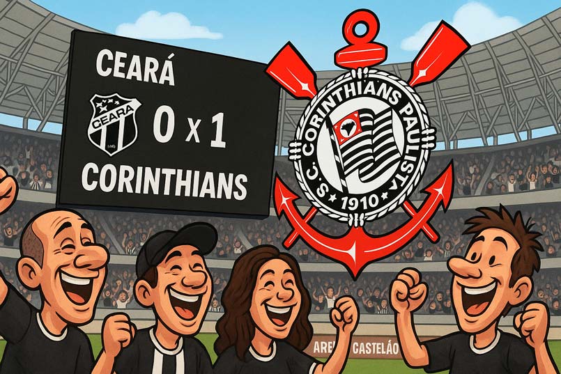 Ceará 0 x 1 Corinthians: Vitória para dar um pouco de tranquilidade ao elenco