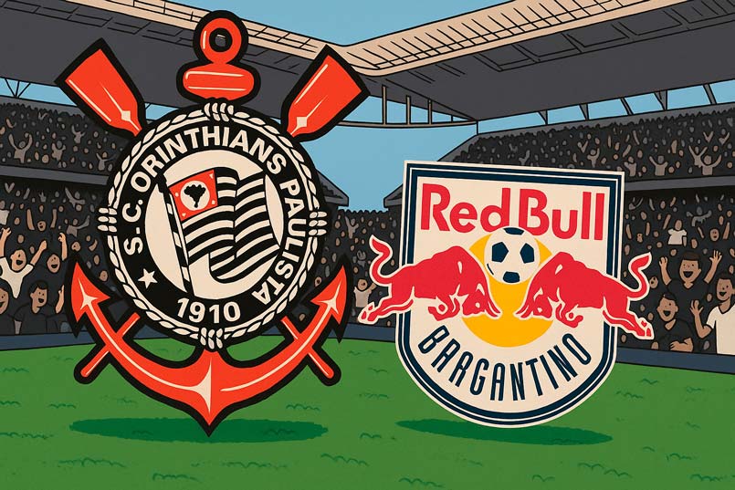 Corinthians x Bragantino, às 19 horas, na Neo Química Arena