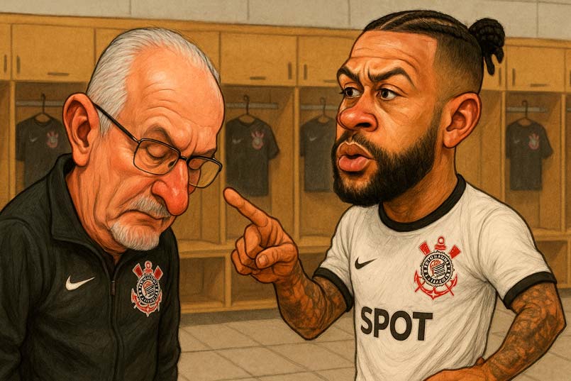 Preparativos do Corinthians, Dorival Junior e Memphis Depay