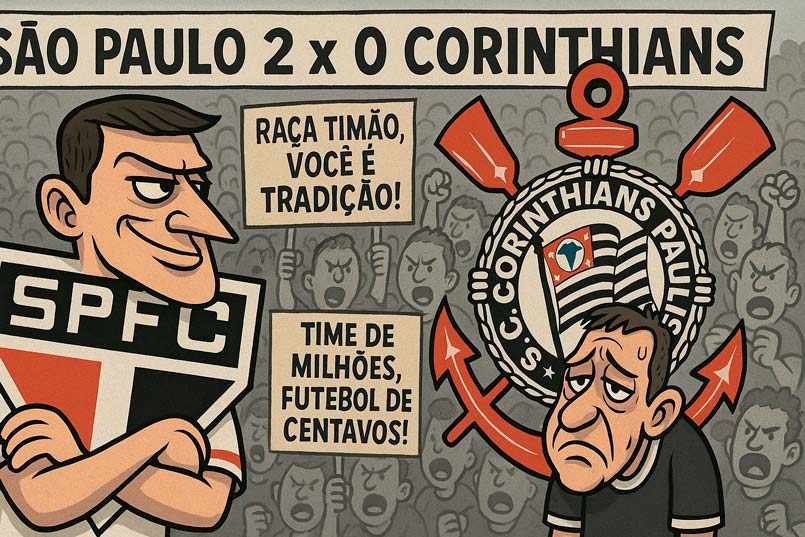 São Paulo 2 x 0 Corinthians: Cadê a Raça Corinthiana!