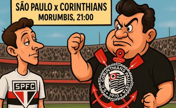 São Paulo x Corinthians, às 21 horas, no Morumbis