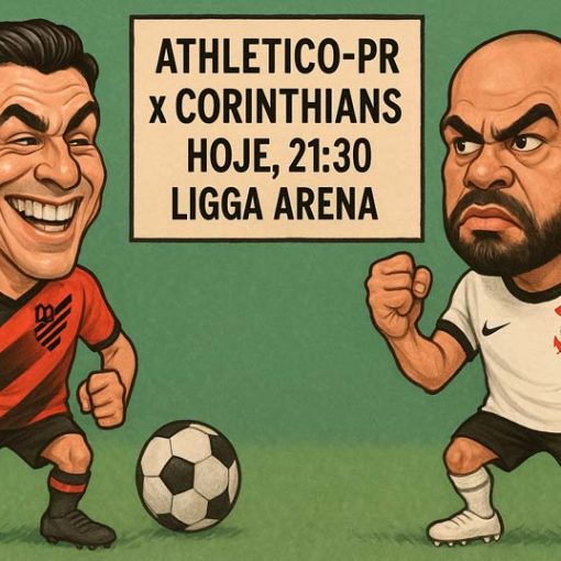 Athetico-PR x Corinthians: É hoje, às 21:30, pela Copa do Brasil
