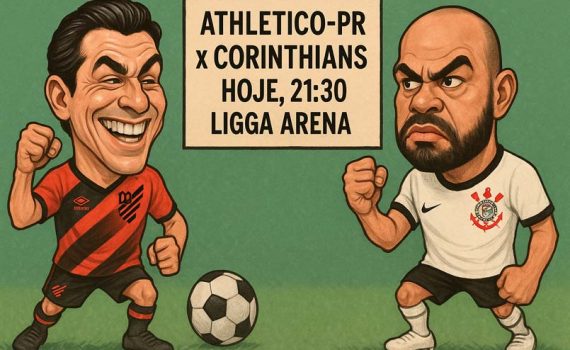 Athetico-PR x Corinthians: É hoje, às 21:30, pela Copa do Brasil
