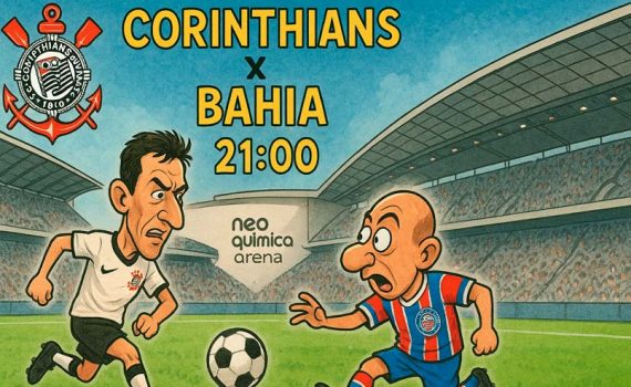 Hoje tem Corinthians x Bahia, na Neo Química Arena