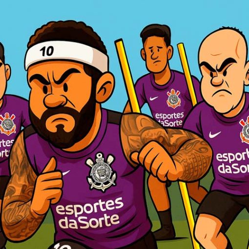 Preparativos para Athético-PR x Corinthians