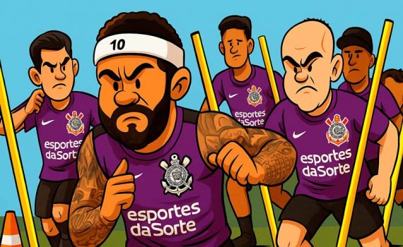 Preparativos para Athético-PR x Corinthians