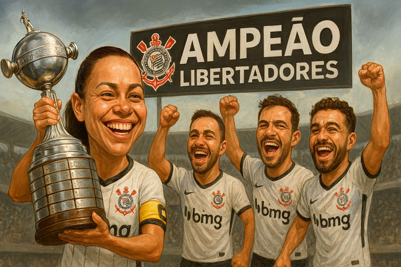 Corinthians: Hexacampeão Libertadores Feminina! Sábado foi alvinegro