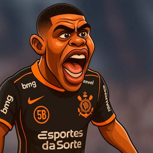 Gui Negão, justificando dentro de campo