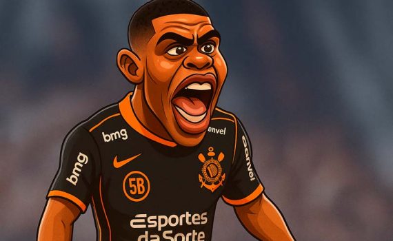 Gui Negão, justificando dentro de campo