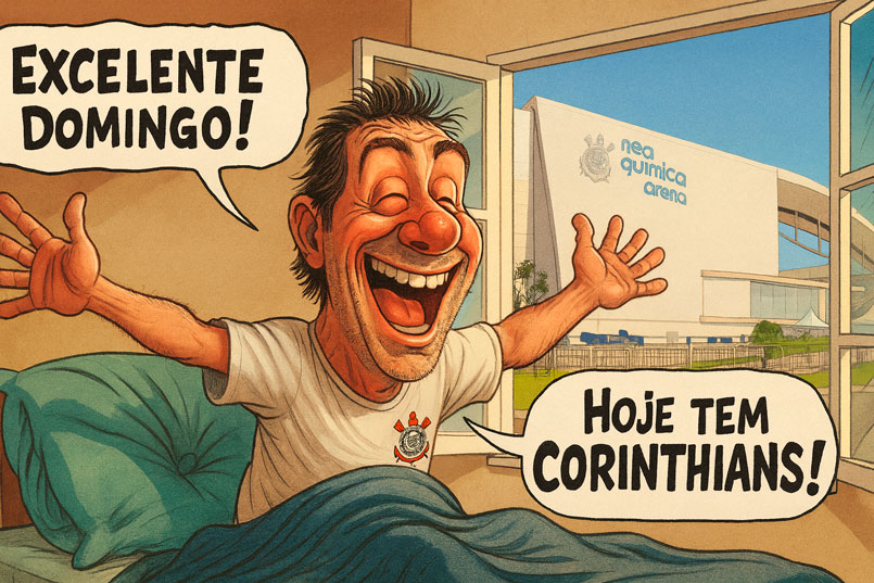 Hoje tem Corinthians x Ceará na Neo Química Arena, às 16 horas