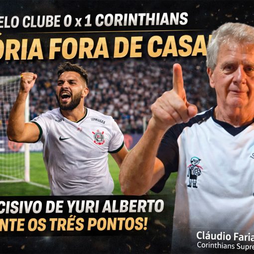 Corinthians vence o Velo Clube fora de casa e garante três pontos com gol decisivo de Yuri Alberto