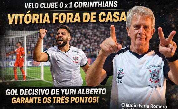 Corinthians vence o Velo Clube fora de casa e garante três pontos com gol decisivo de Yuri Alberto