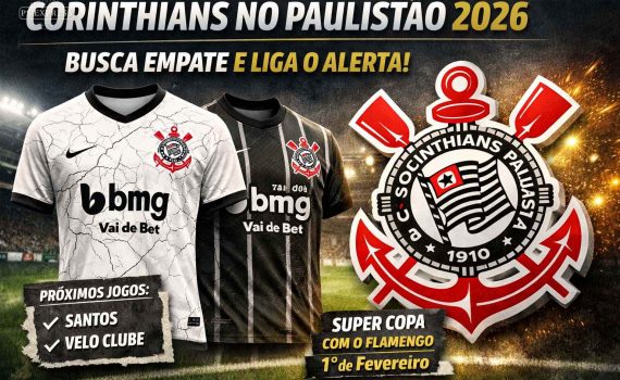 Corinthians busca empate no fim contra o São Paulo e liga sinal de alerta no Paulistão 2026