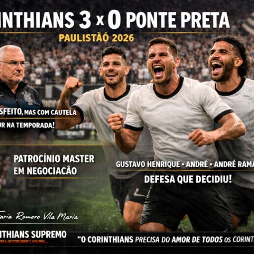 Corinthians 3 x 0 Ponte Preta (Paulistão 2026)