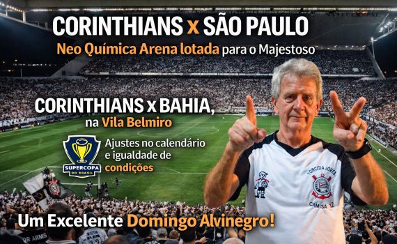 Corinthians encara o São Paulo no Majestoso e ajusta calendário para duelo decisivo da Supercopa