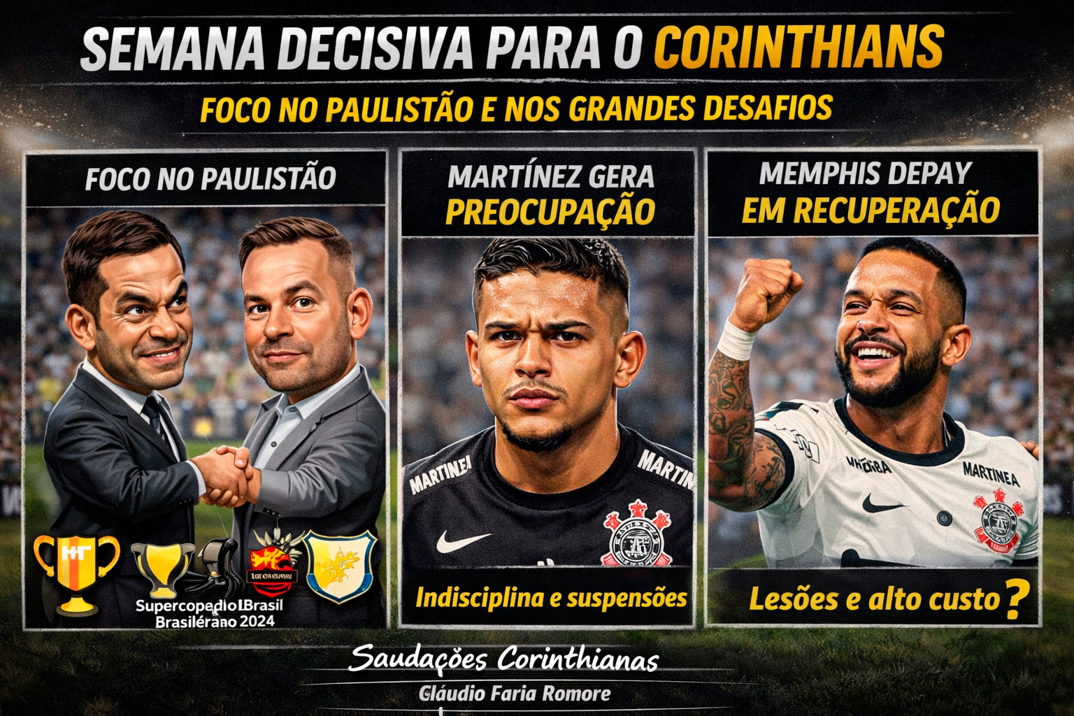 Semana decisiva no Campeonato Paulista: foco total do Corinthians antes dos grandes desafios