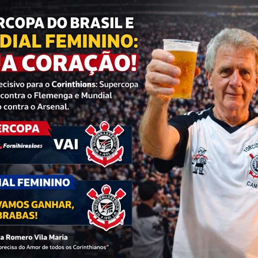 Supercopa do Brasil e Mundial Feminino: haja coração! Corinthians vive domingo decisivo