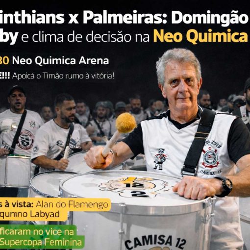 Corinthians x Palmeiras: Domingão de Derby e clima de decisão na Neo Química Arena!
