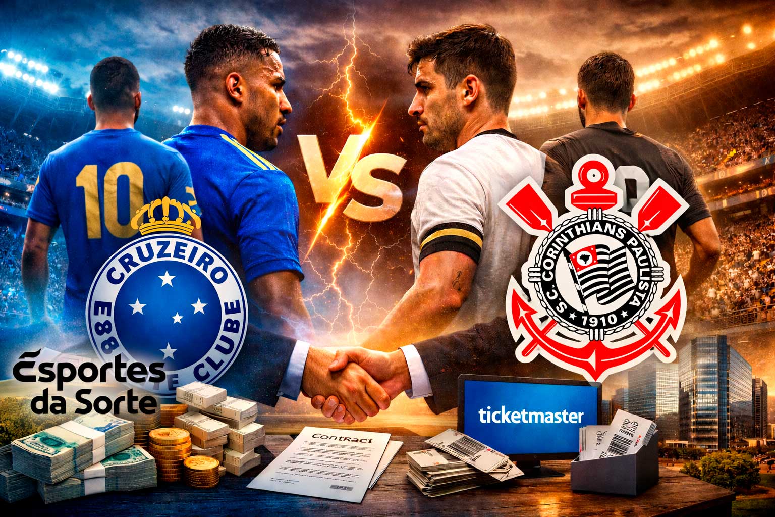 Cruzeiro x Corinthians: jogo grande e finanças melhorando as perspectivas