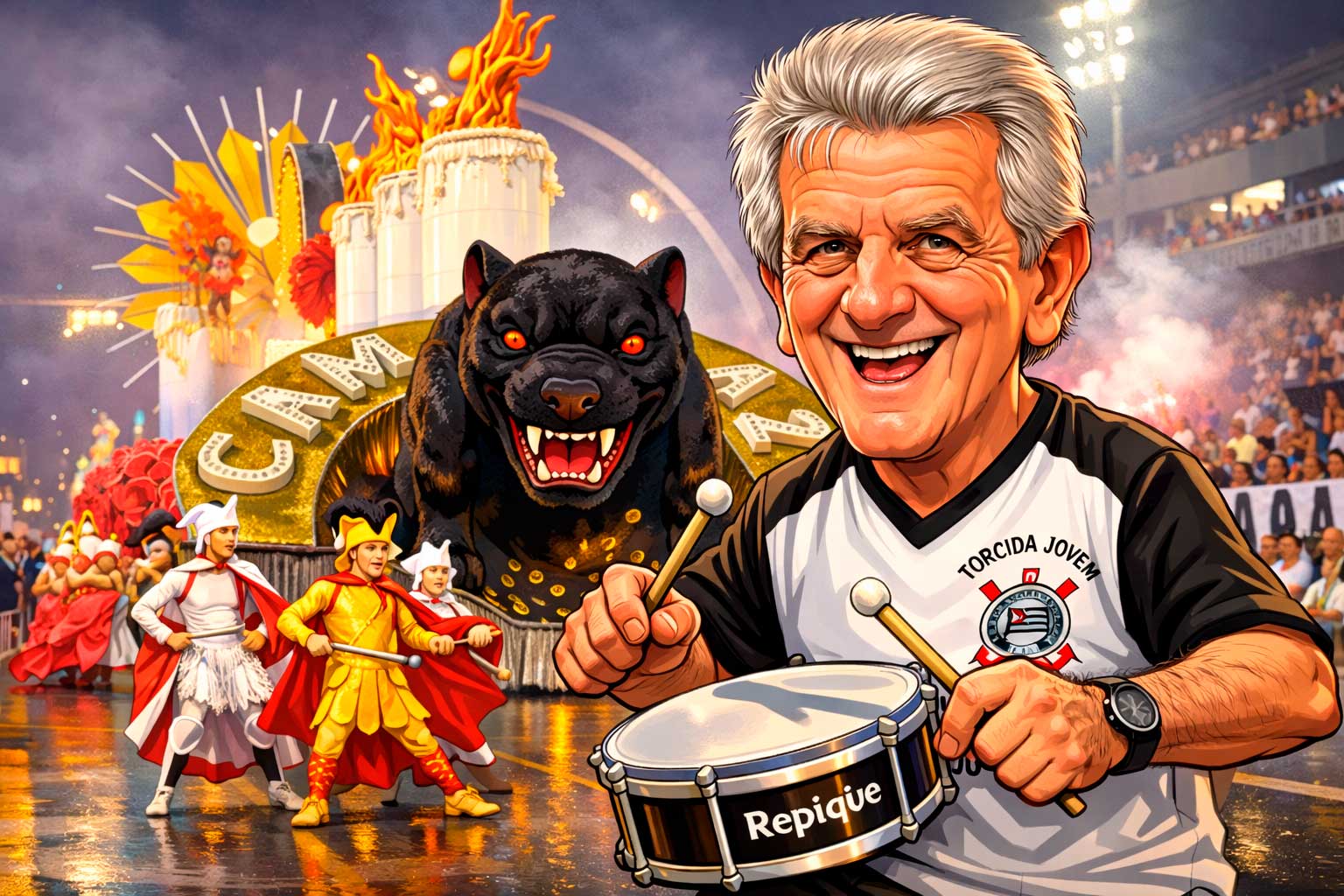 Escola de Samba Camisa 12: chegou o grande dia do desfile no Carnaval de São Paulo