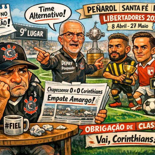 Chapecoense 0 x 0 Corinthians: empate freia reação no Brasileirão e liga alerta para a Libertadores 2026