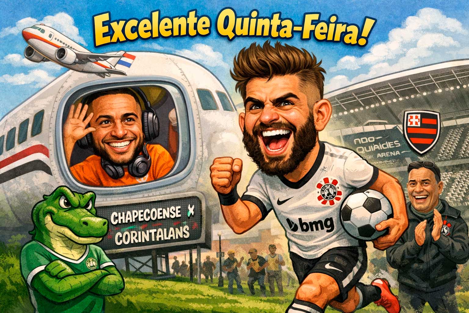 Chapecoense x Corinthians hoje: com Yuri Alberto de volta e sem Memphis Depay, Timão busca reação no Brasileirão