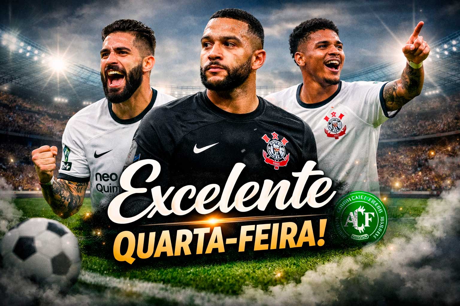 Corinthians se prepara para encarar a Chapecoense com possível volta de Yuri Alberto e dúvida sobre Memphis Depay