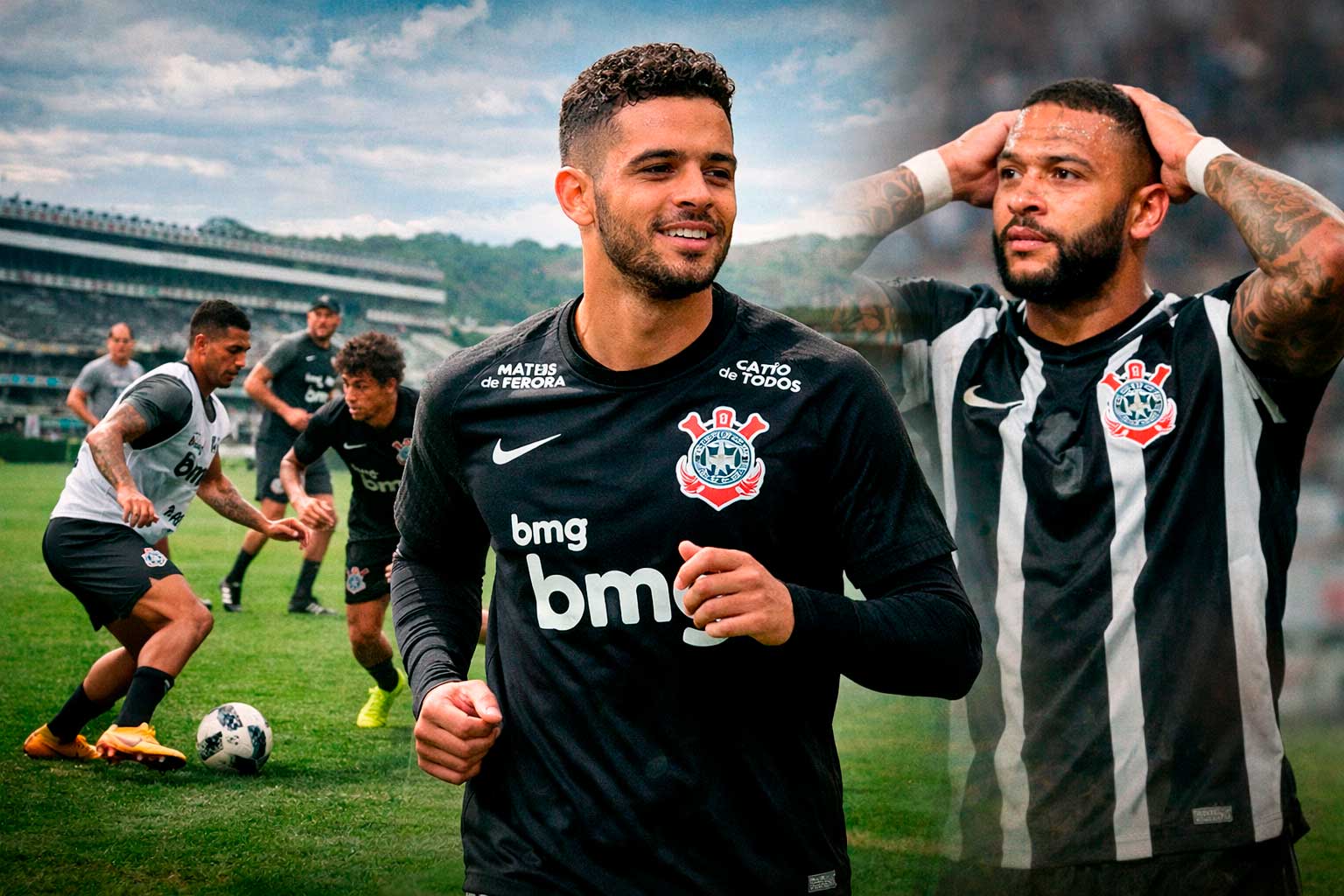 Corinthians chega pressionado ao clássico contra o Santos, ganha reforço de Matheus Pereira e vê cobrança crescer sobre Memphis
