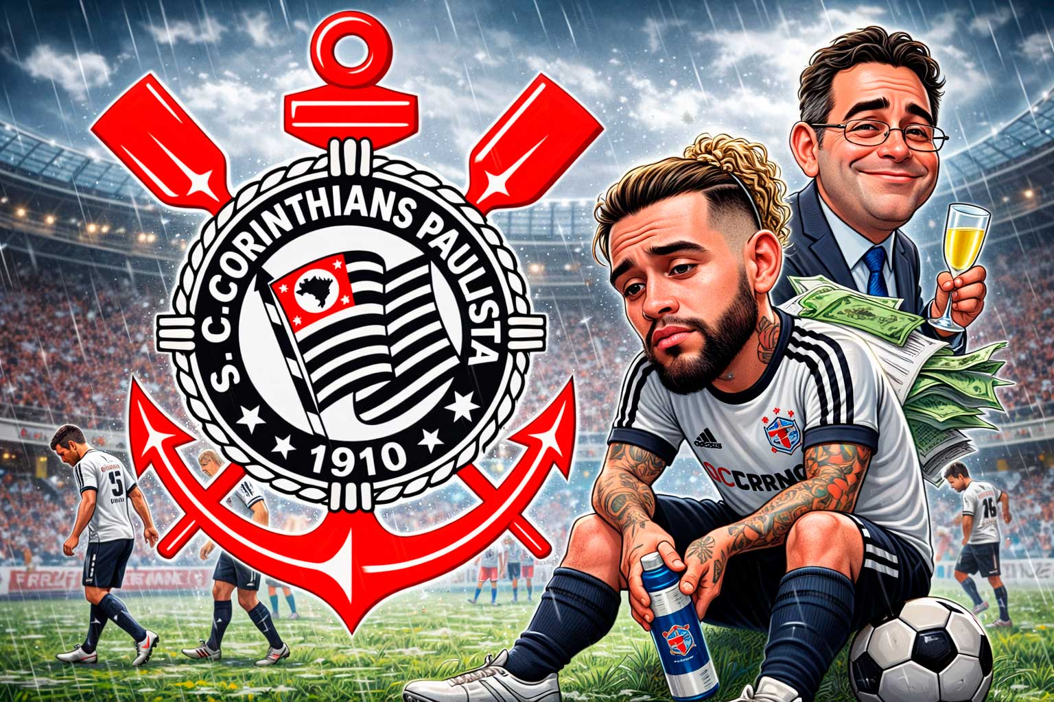 Corinthians perde para o Coritiba, amplia sinal de alerta no Brasileirão e reacende o debate sobre Memphis Depay