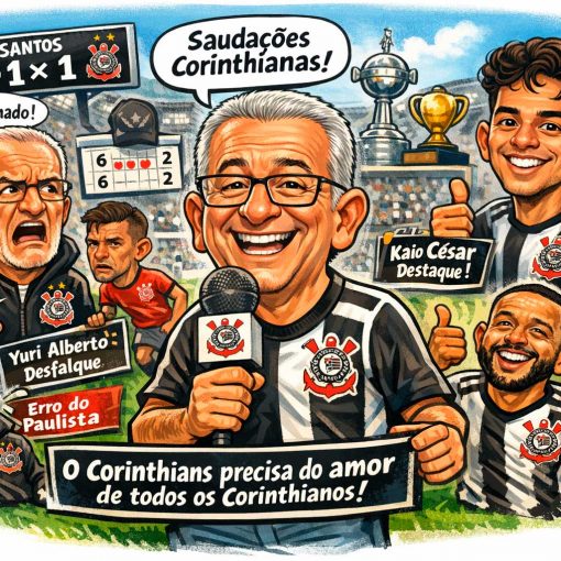 Santos 1 x 1 Corinthians: empate na Vila expõe limites do elenco, mas Kaio César e Memphis deixam sinais positivos