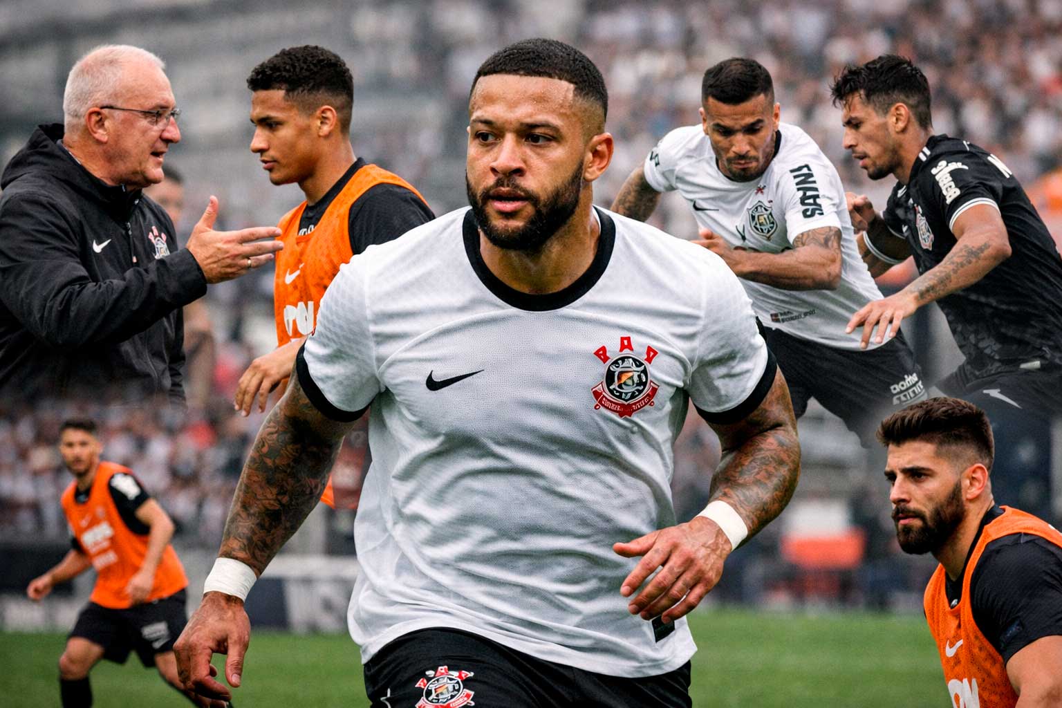Corinthians encara o Santos sob pressão e com retornos importantes no ataque para o clássico na Vila