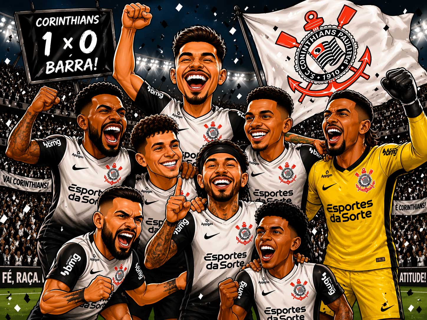 Barra 0 x 1 Corinthians