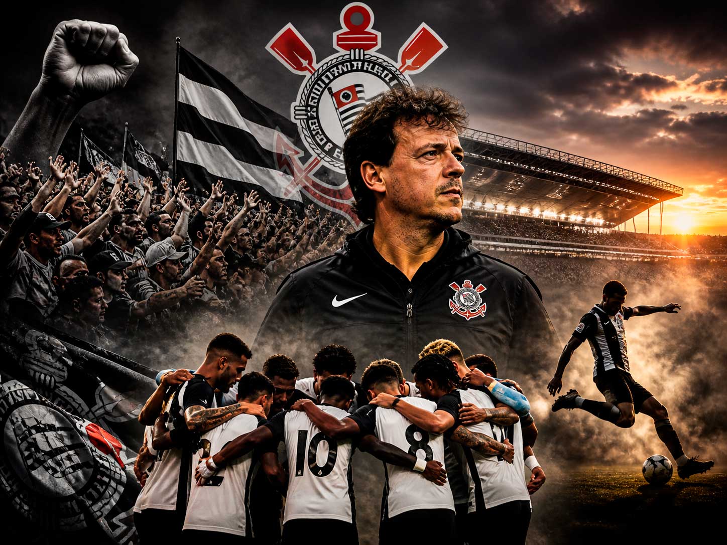 Data para Grêmio x Corinthians. A Fiel Torcida conectada com Fernando Diniz!!!