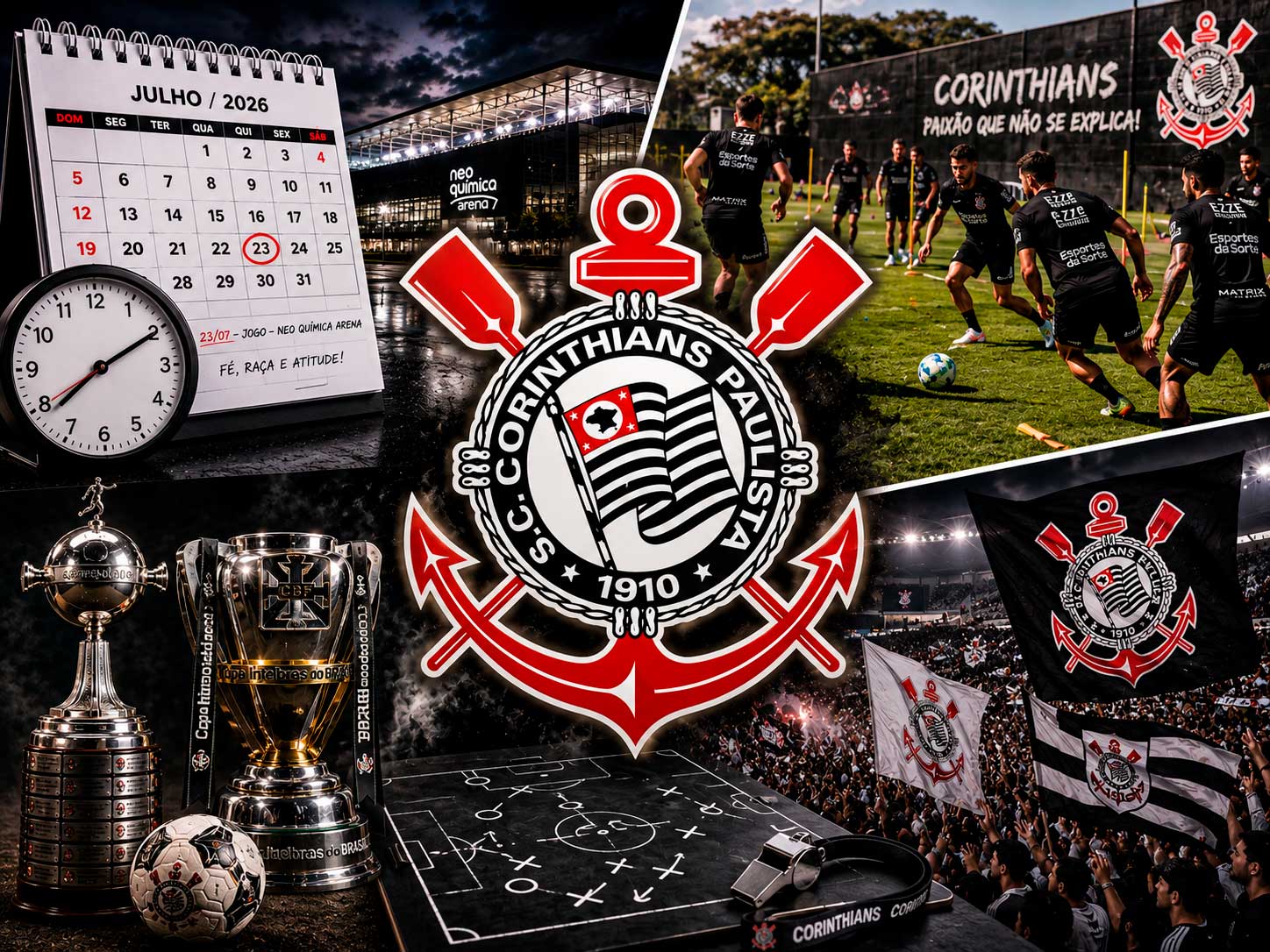 De Corinthiano para Corinthiano: Datas e horários dos próximos jogos do Corinthians