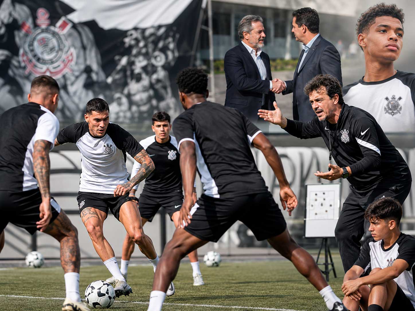 De Corinthiano para Corinthiano: Intensificando os treinos; priorizando o setor ofensivo
