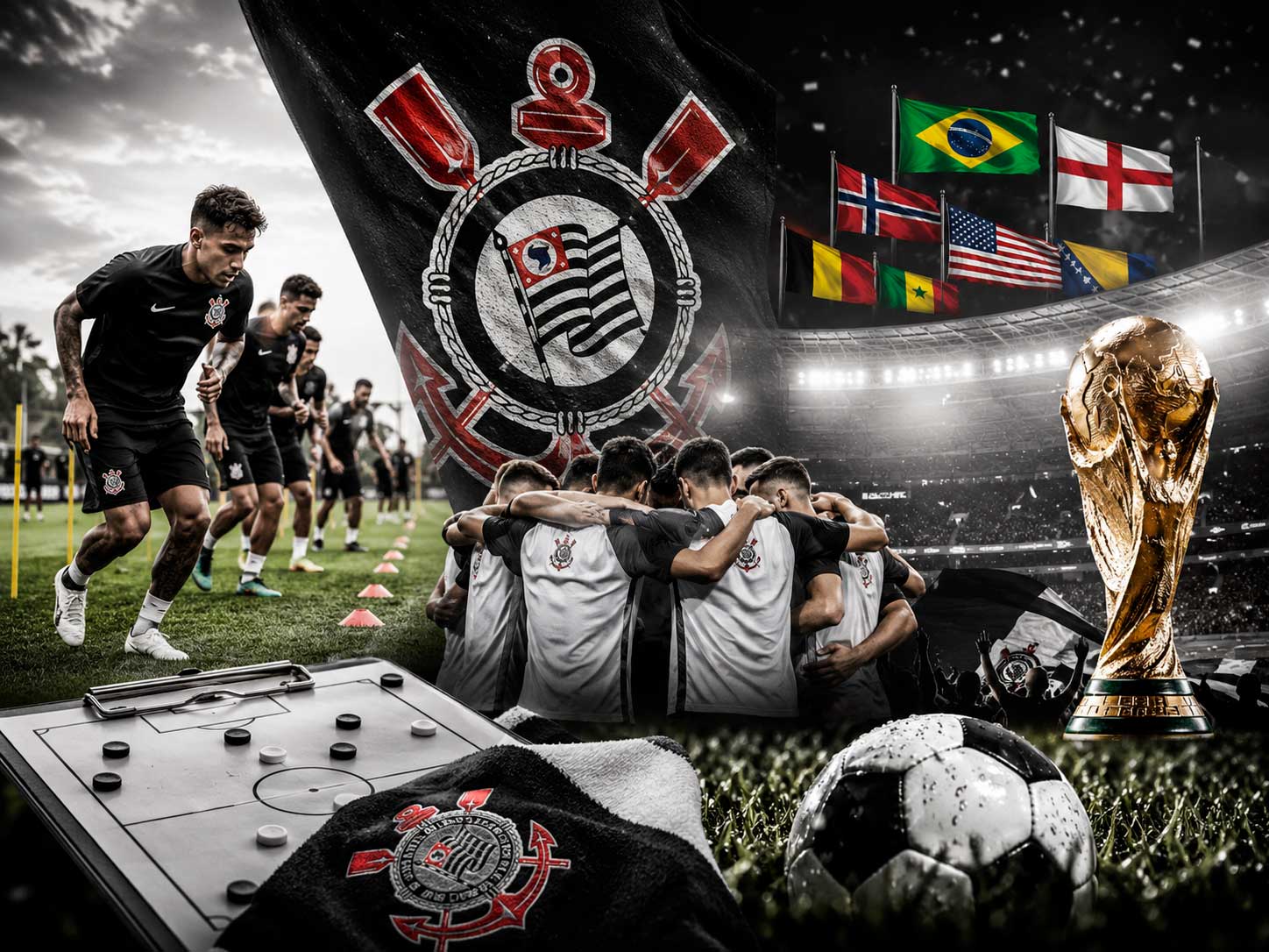 De Corinthiano para Corinthiano: Copa do Mundo seguindo e Corinthians treinando