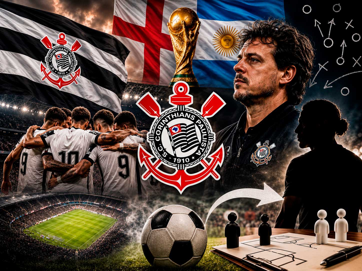 De Corinthiano para Corinthiano: Cascavel x Corinthians. E Inglaterra x Argentina!!!