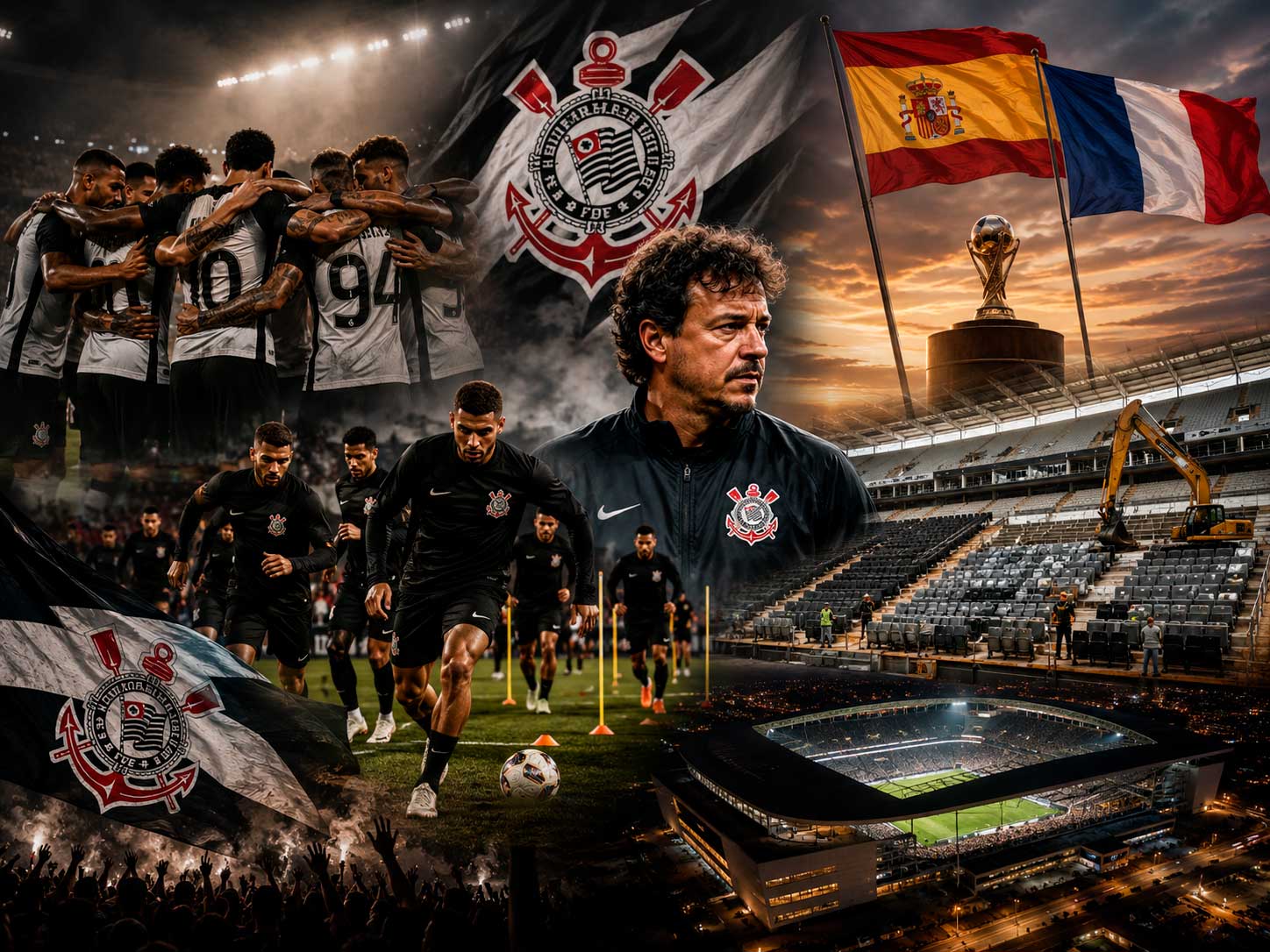 De corinthiano para corinthiano: Preparação para Cascavel x Corinthians, Arena modificada e Espanha x França!!!