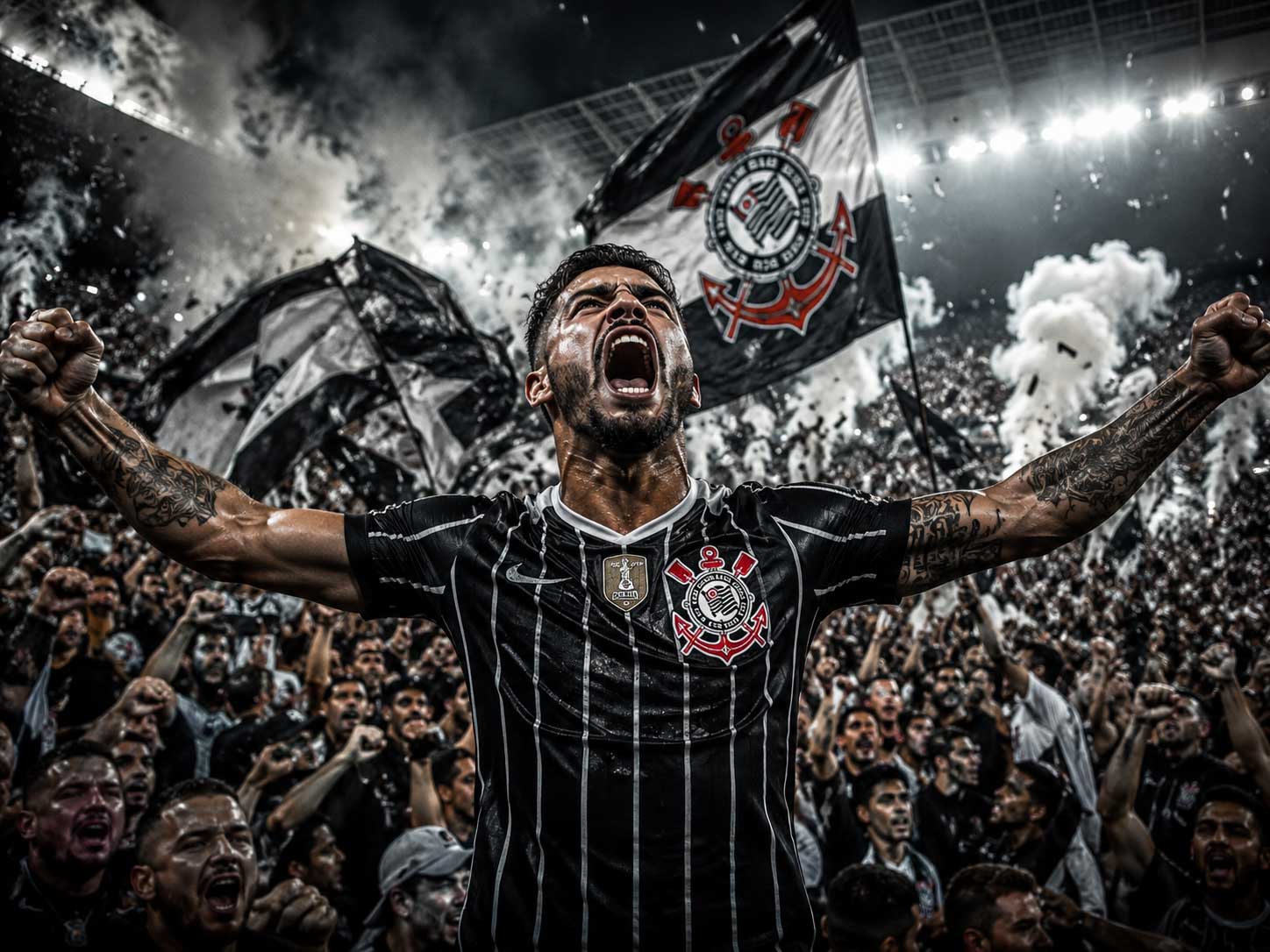 “Todos os clubes têm suas torcidas. O Corinthians é diferente: a torcida tem um clube!!!”
