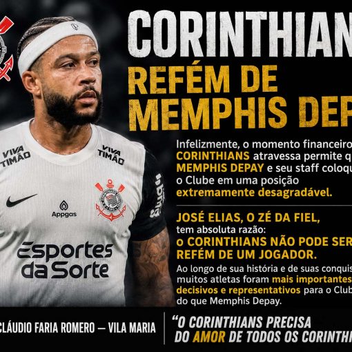 Corinthians, refém de Memphis Depay