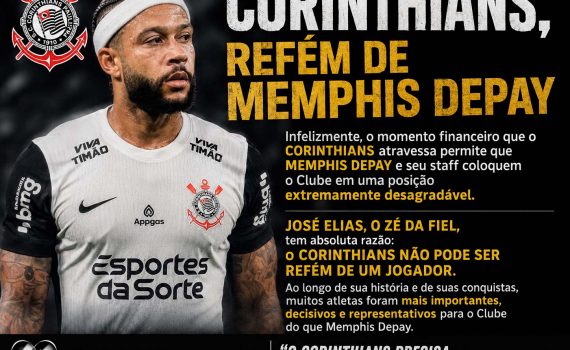Corinthians, refém de Memphis Depay