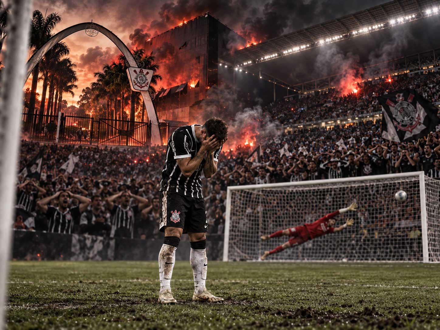 Eliminação na Libertadores. E a agonia de Memphis Depay.