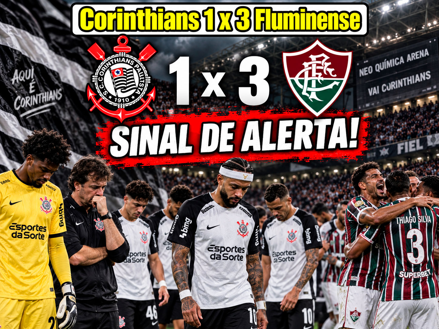 De corinthiano para corinthiano: Corinthians 1 x 3 Fluminense: Sinal de alerta!!!