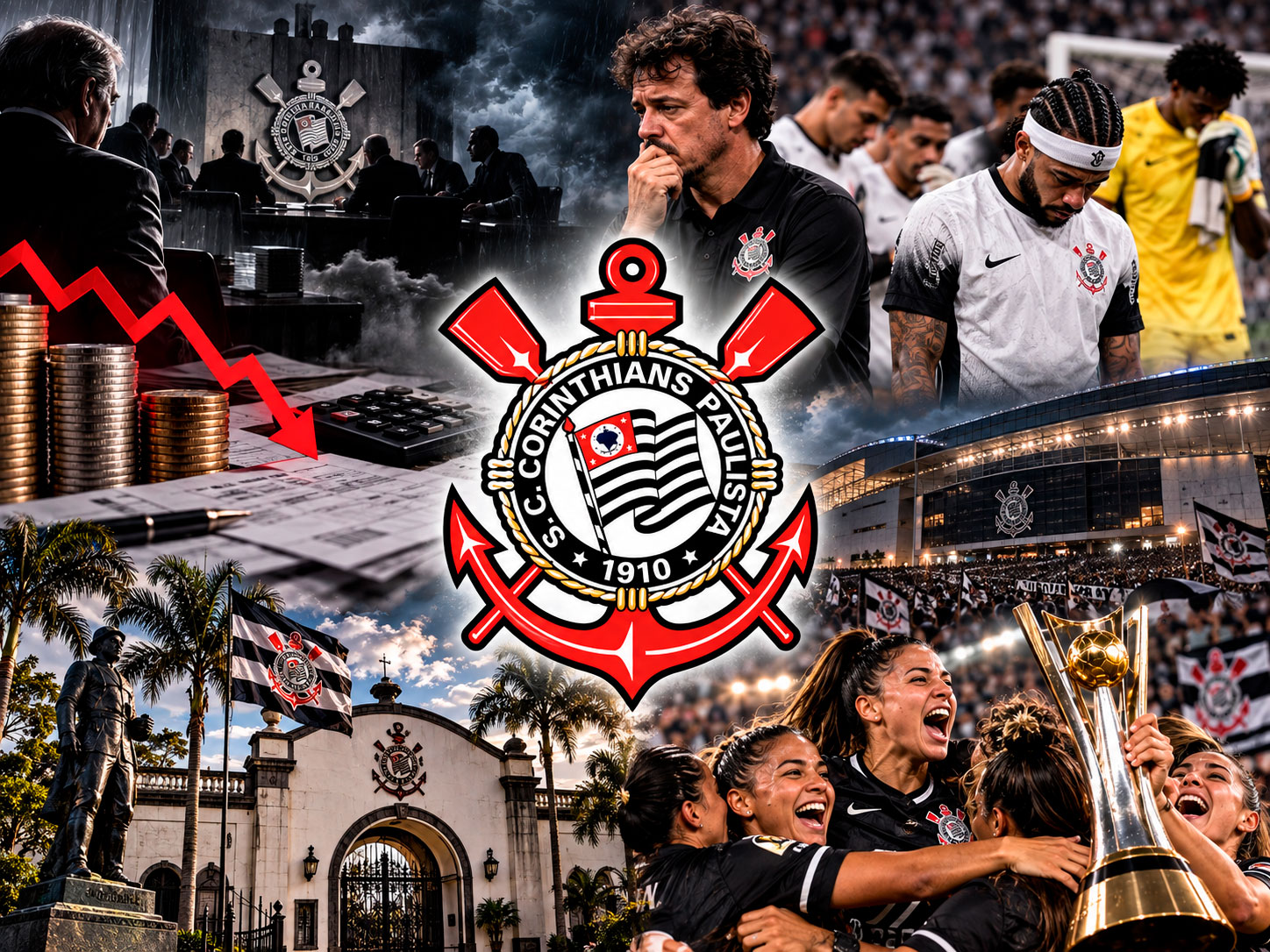 De corinthiano para corinthiano: Crise apertando: problemas financeiros aumentando