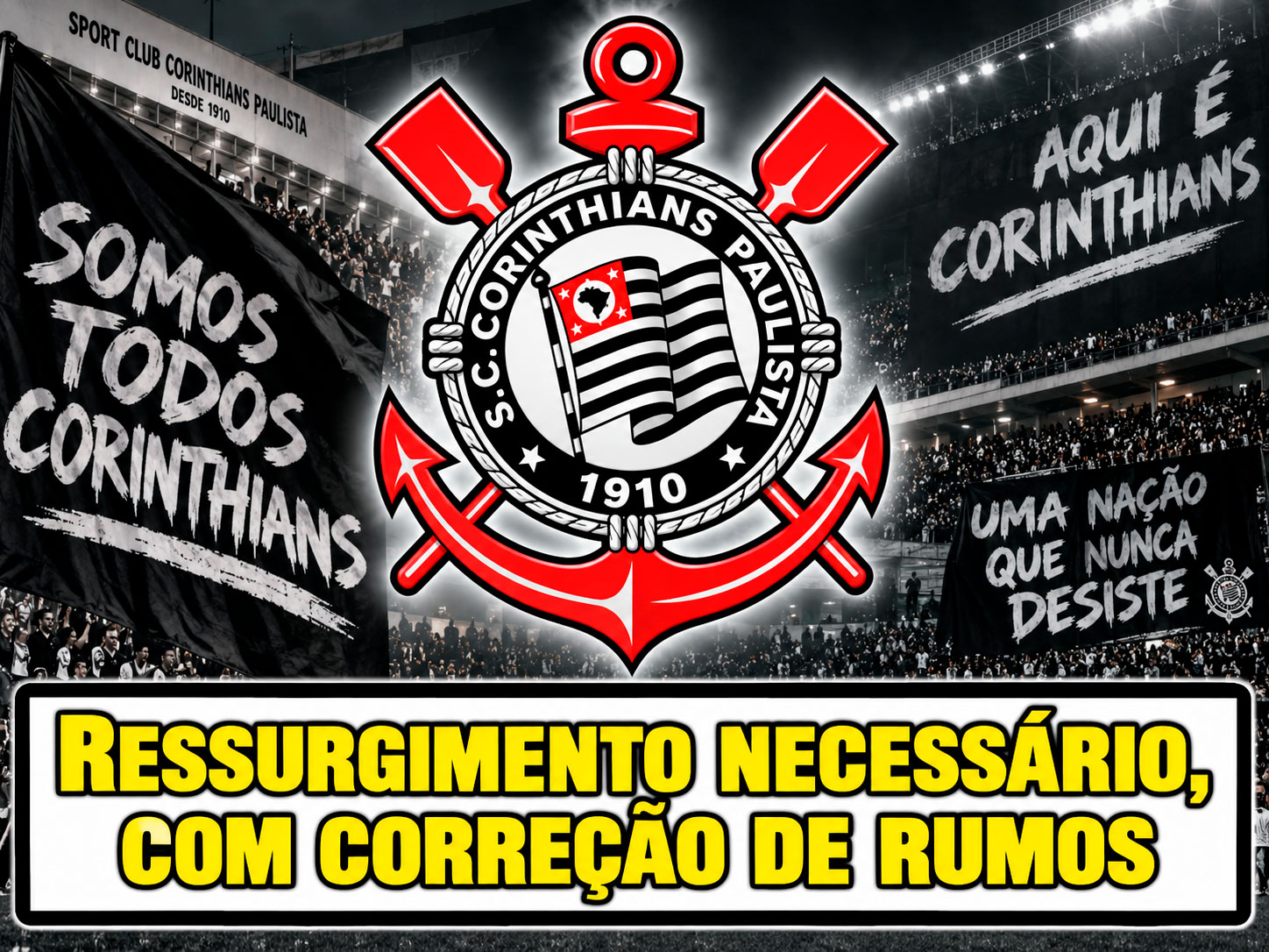 De Corinthiano para Corinthiano: Ressurgimento necessário, com correção de rumos