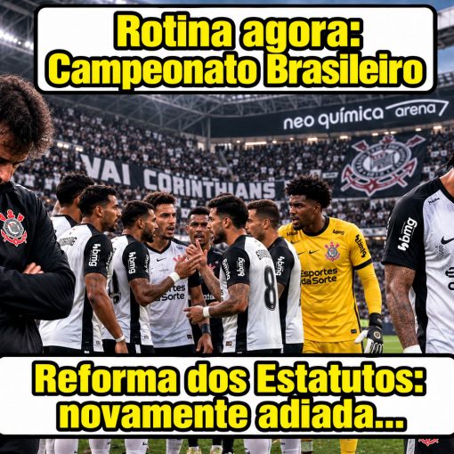 De Corinthiano para Corinthiano: Rotina agora: Campeonato Brasileiro