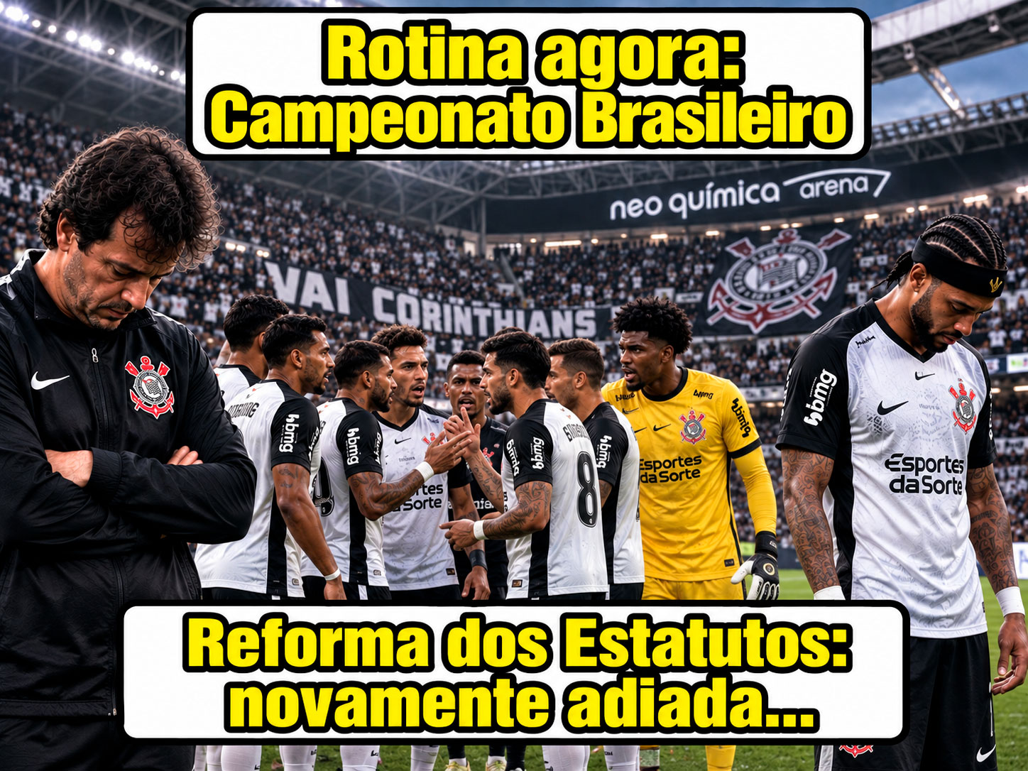 De Corinthiano para Corinthiano: Rotina agora: Campeonato Brasileiro
