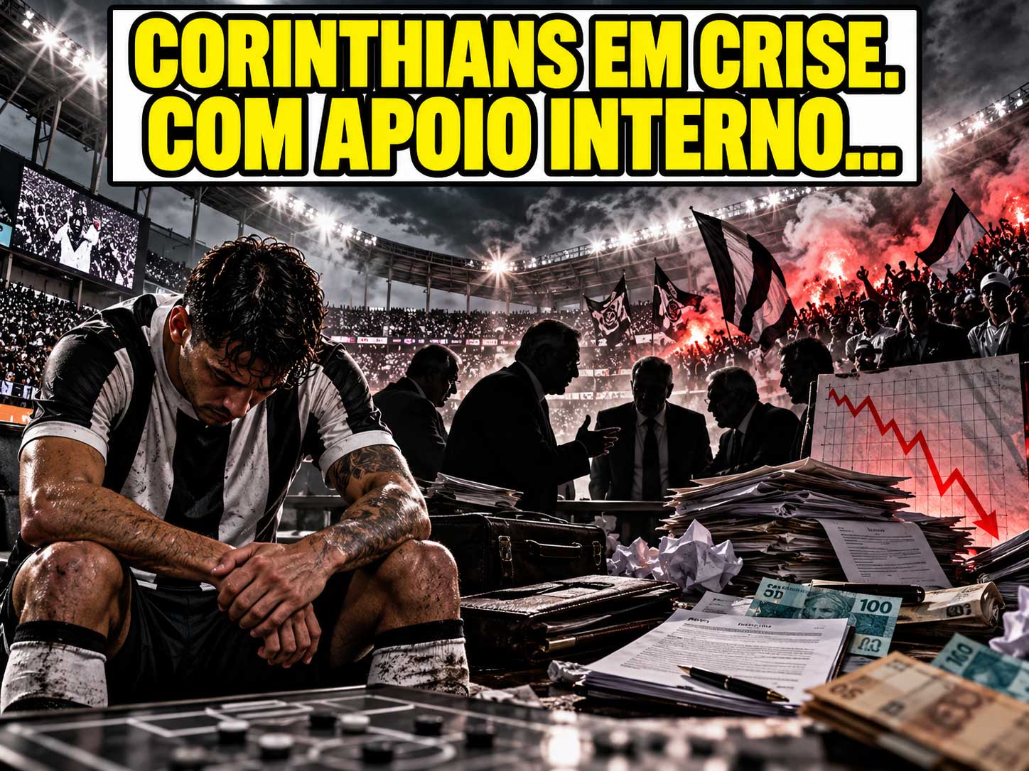 Corinthians em crise. Com apoio interno…