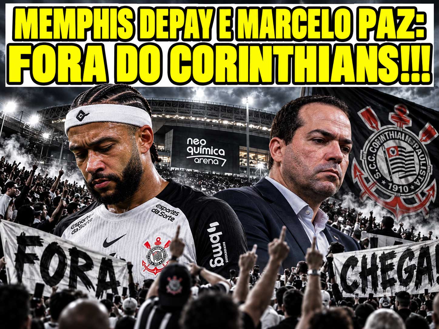 Memphis Depay e Marcelo Paz: Fora do Corinthians!!!